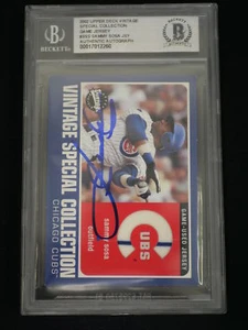 2002 Upper Deck Vintage Sammy Sosa Special Collection BAS Authentic Auto - Picture 1 of 2