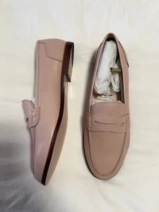 J. CREW | Women’s SZ 8 | Ryan Sunwashed Pink Leather Penny Loafer | NWOT - Picture 1 of 8