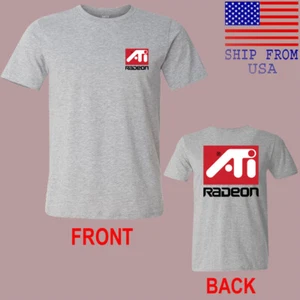ATI Radeon Gaming Computer Men's Grey T-Shirt Size S-5XL - Picture 1 of 1