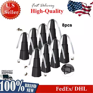 8Pcs Bug Repellent Fan Automatic Fly Deterrent Fans for Table Enjoy Outdoor Meal - Picture 1 of 15