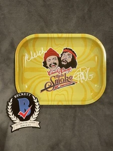Cheech & Chong SIGNED Up In Smoke 40th Anniversary Rolling Tray BECKETT BAS COA - Picture 1 of 9