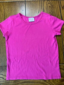 Hanna Andersson Pink Top EUC Girls Short Sleeve Shirt Size 130 ( 8 ) - Picture 1 of 2