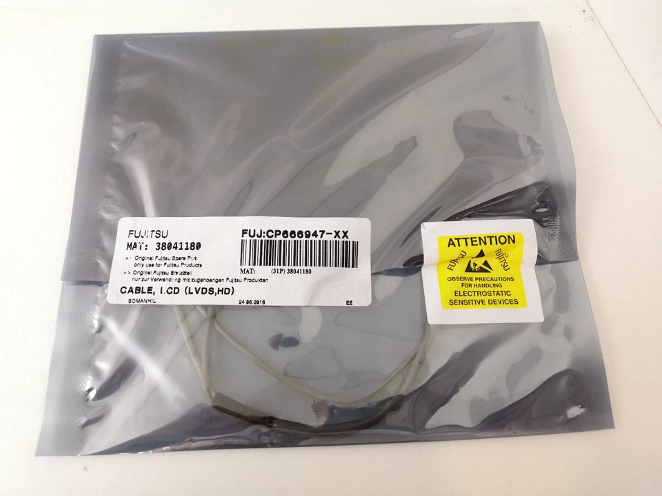 Original Fujitsu LCD Display Kabel CP666947 , 38041180 , FUJ:CP666947-XX , NEU - Bild 1 von 1