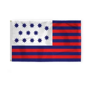 Bandera de juzgado de Guilford de 3x5 pies batalla guerra revolucionaria Carolina del Norte 200D - Imagen 1 de 1