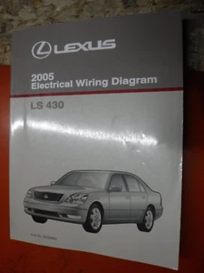 Lexus LS 430 2005 diagramas de cableado eléctrico originales de fábrica servicio manual - Imagen 1 de 6