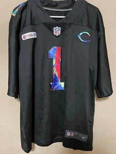REPLIKAT Justin Fields Chicago Bears entscheidender Fang für Krebs Promo Trikot groß - Bild 1 von 4