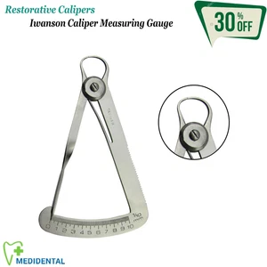 Chirurgische Laborinstrumente Crown Iwanson Caliper / Spring Measuring Gauge New - Picture 1 of 4
