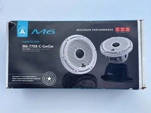 JL Audio M6-770X 7.7" Marine Speakers - Gloss White (93728) - Picture 1 of 3
