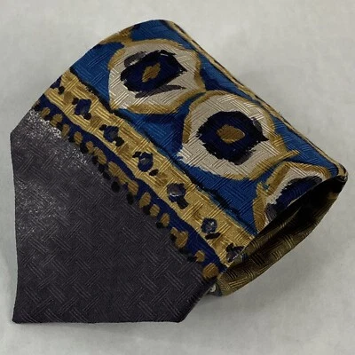 Corbata vintage Peter Paul para Nordstrom abstracta multicolor 100 % seda Foto 1 de 4