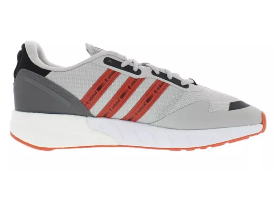 Tênis Adidas ZX 1K Boost GZ9079 - Cinza/laranja, tamanho 10,5 - Imagem 1 de 4