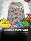 Single Duvet Cover Marvel Comics Bedding Set 100% Cotton Soft Touch