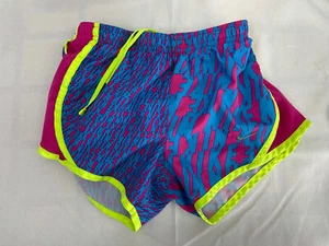 NIKE Kids Girls Multicolored Running Shorts Size Small - Picture 1 of 4