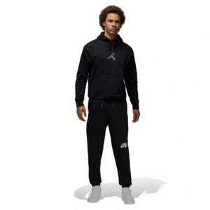 Air Jordan Black Panther Sweatsuit Fleece Hoodie Joggers Outfit Mens Size XL NEW - Picture 1 of 14