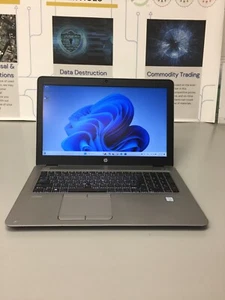 HP EliteBook 850 G3 15.6" (256GB Core i7 6th gen 2.30GHz 12GB RAM WIN 11 PRO - Picture 1 of 21