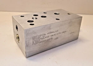 Continental Hydraulic Counterbalance Valve with Check B Port P12S-CB-150-G-S-B - Picture 1 of 12