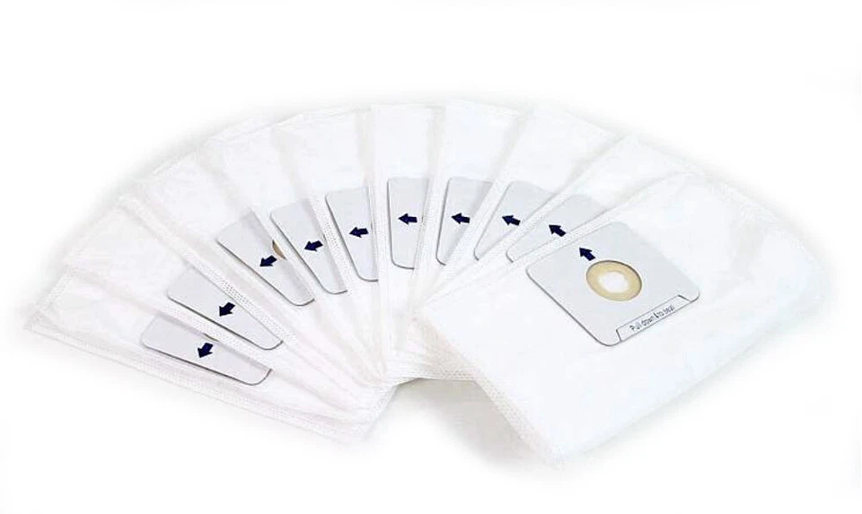 10 Pack of Prolux Terravac Bags for Canister Vacuum Cleaner - Cloth Style Bags