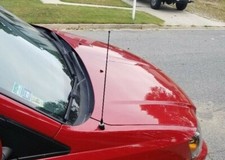 21" Black Stainless Antenna Mast Power Radio for DODGE GRAND CARAVAN 2008-2020