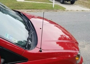 21" Black Stainless Antenna Mast Power Radio for DODGE GRAND CARAVAN 2008-2020 - Picture 1 of 20