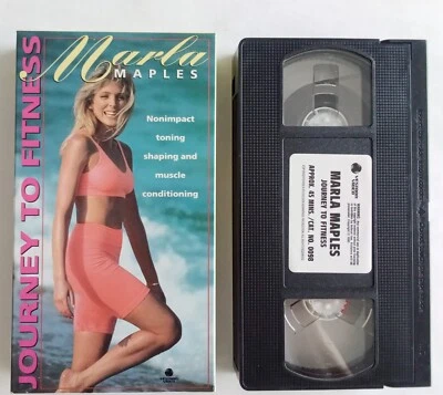 Marla Maples VHS Journey to Fitness  1992 - Image 1 of 2