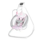 baby swing 2 direction - Lightweight Compact 6-Speed Multi-Direction Baby Swing Vibrations &Nature Sounds