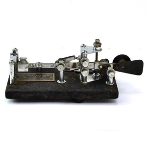 Vibroplex US Army J-36 Klucz datowany na 6-6-41 SN 196 (z tabliczki znamionowej) Wymaga pracy - Zdjęcie 1 z 9