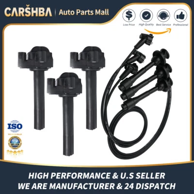 3X Ignition Coil & Wire Set OEM For Lexus ES300 Toyota Camry Solara Sienna UF155 - Изображение 1 из 4