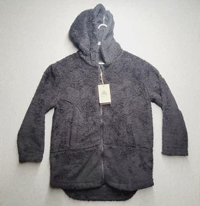 Burton Women’s Minxy Hiloft Full Zip Hoodie Black Fleece Jacket Size Large - Picture 1 of 9