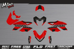 Graphics Kit for Ducati Hypermotard 796 1100 2010 2011 2012 Decals Stickers - Picture 1 of 3