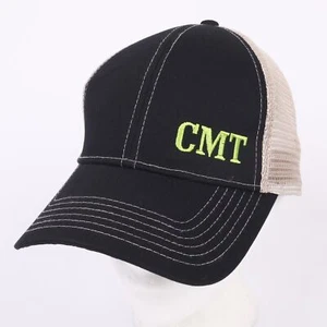 CMT Truckermütze Kappe bestickt Logo H&L Meshback Amerika schwarz weiß grün - Bild 1 von 9