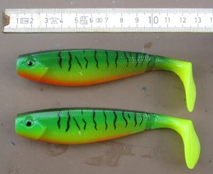 Pezon&Michel Gunki G'Bump Shad 2 Stück 14 cm 30 g Farbe fire tiger Top! #1 - Bild 1 von 1