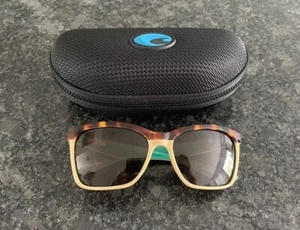 COSTA DEL MAR RETRO TORTOISE/CREAM/MINT GREEN “ANAA” ANA 105 SUNGLASSES New Lens - Picture 1 of 5