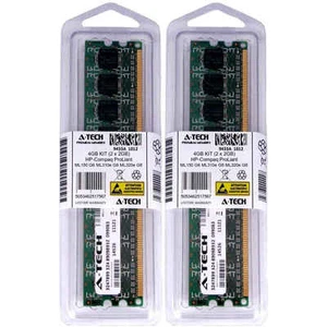 4GB KIT 2 x 2GB HP Compaq ProLiant ML150 G6 ML310e G8 ML320e G8 Ram Memory - Picture 1 of 1