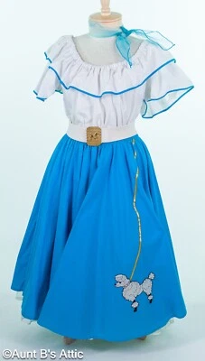 Falda Caniche Adulto Surtido Colores/Tallas Cintura Elástica Falda Circular con Apliques Foto 1 de 4