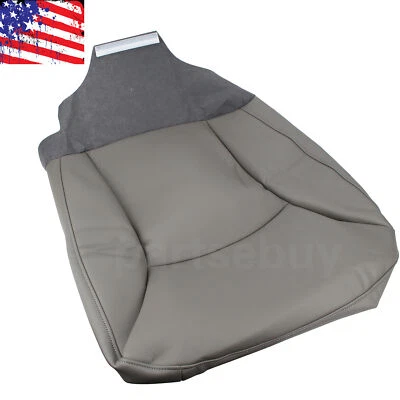 2002-2008 Driver Bottom For Ford E150 E250 Econoline Van Vinyl Seat Cover Gray - Image 1 of 4