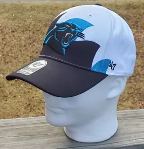 Carolina Panthers '47 NFL Waves Solo Flex Fit Hat SharkTooth OSFA Football New - Picture 1 of 10