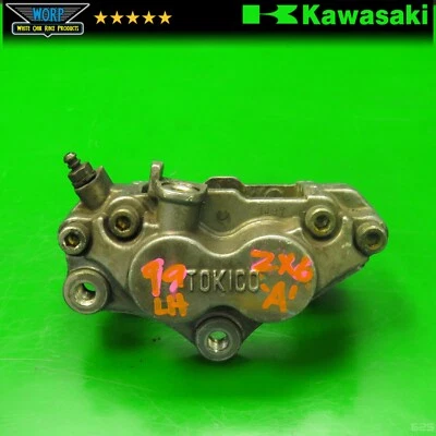 OEM TOKICO 93-97 KAWASAKI NINJA ZX6 600 FRONT LEFT DISC BRAKE CALIPER ~ A - Image 1 of 4