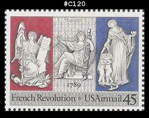 USA3 #C120 MNH Französische Revolution Gemeinschaftsausgabe / Frankreich - Bild 1 von 1