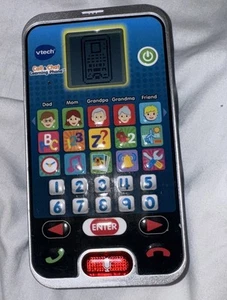 Juguete telefónico de aprendizaje de llamadas y chat VTech - 6” x 3” - Luces y sonidos - Probado funciona - Imagen 1 de 4