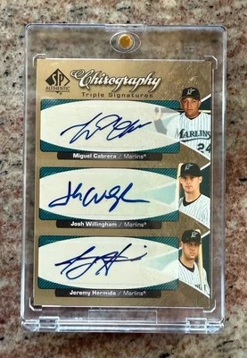 Quirografía auténtica SP 2006 triple firmas Cabrera, Willingham, Hermida/15 Foto 1 de 2