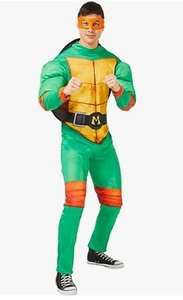 Mikey - TMNT Mutant Mayhem - Costume - Men - 4 Sizes - Picture 1 of 2