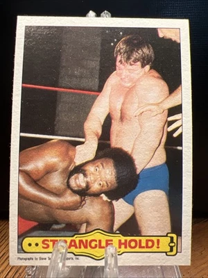 Rowdy Roddy Piper 1985 Topps WWF Pro Wrestling Stars #40 Strangle Hold! Rookie - Image 1 of 2