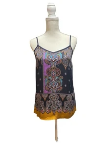 Express schwarz und lila Grafik Camisole Medium - Bild 1 von 8