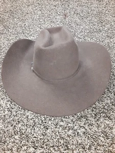 Rodeo King 7X Brown Beaver Felt Cowboy Hat Mens Size 7 Western Country - Picture 1 of 13