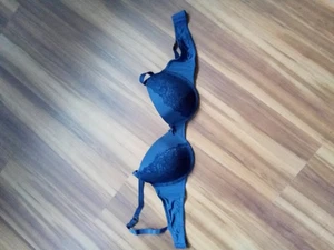 C&A Damen BH push up Bügel BH  Gr.85C dunkelblau wie NEU - Bild 1 von 2