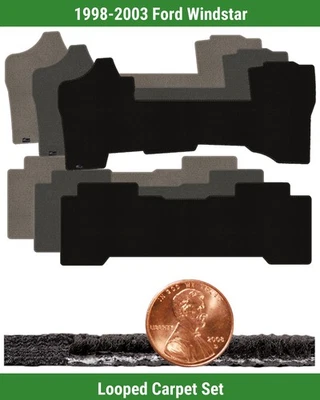 Заказной классический петля коврик комплект для 1998-2003 Ford Windstar (2 штуки) #M4J - Изображение 1 из 4