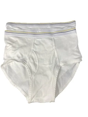 Stafford Para Hombres Talla 38 Grande Tighty Whities 2 Calzoncillos Corte Completo Ropa Interior JCPenney Foto 1 de 2