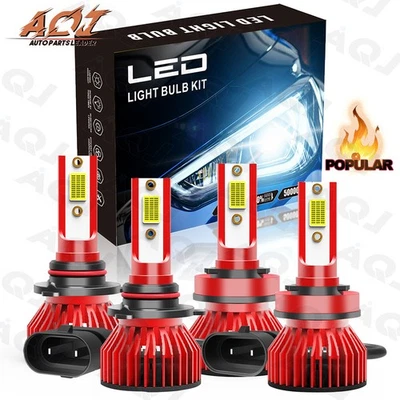 For Chevrolet Malibu 2013-2020 LED Headlight Bulb High Low Beam Lamp 6000K - Image 1 of 4