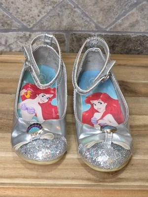 Ariel Disney Princess Silver Glitter Slippers Size 8 M Target - Image 1 of 4