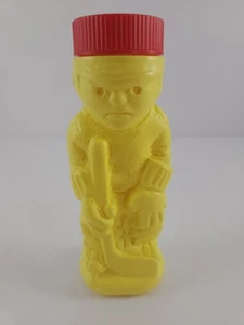 Vintage 70er Jahre Domino Sugar N’ Zimtgelb Hockey Motiv Shaker - Bild 1 von 6