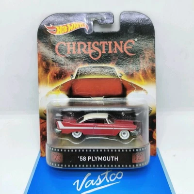 Hot Wheels 2015 Retro Entertainment Christine ’58 Plymouth CFR11 Real Riders  - Image 1 of 4